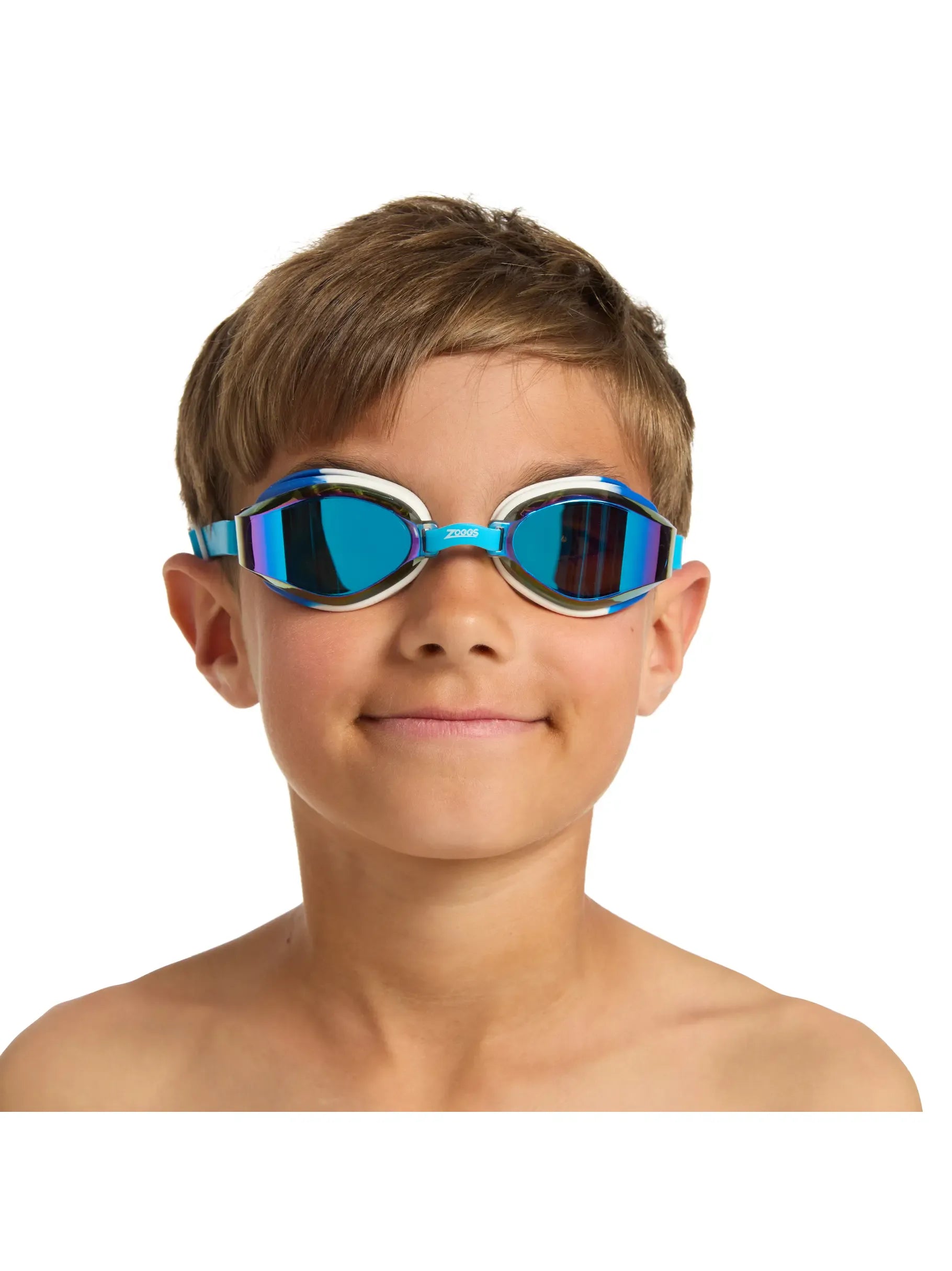 Zoggs Zoggs Endura Max Junior Goggles 6-14 yrs - Titanium Zoggs Predator Goggels - Blue/Black/ Smoke Tint | Australia Splash Swimwear Goggles
