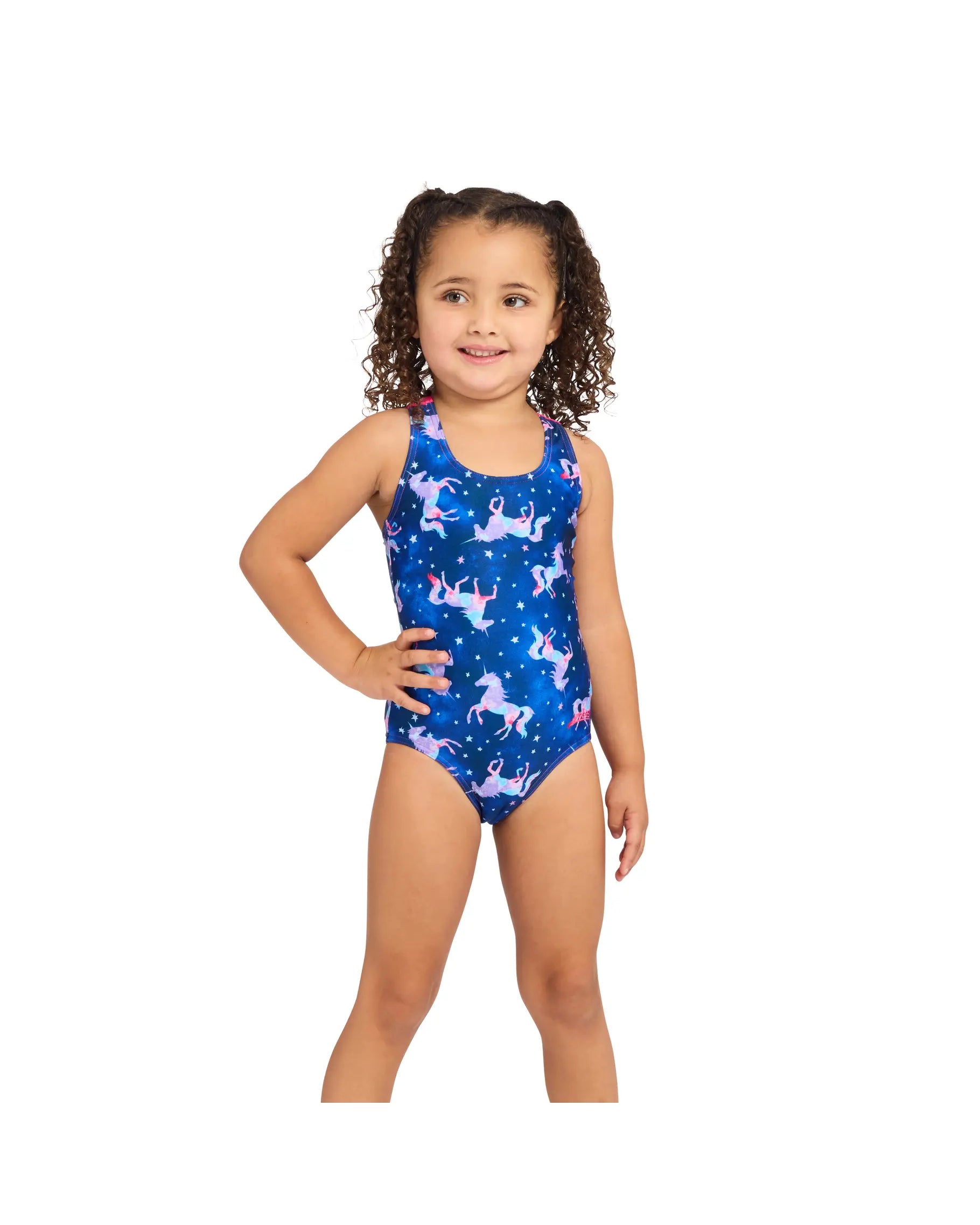 Zoggs Zoggs Girls Actionback Kids One Piece - Pegaso Zoggs Girls Actionback Kids One Piece - Pegaso Splash Swimwear Kids