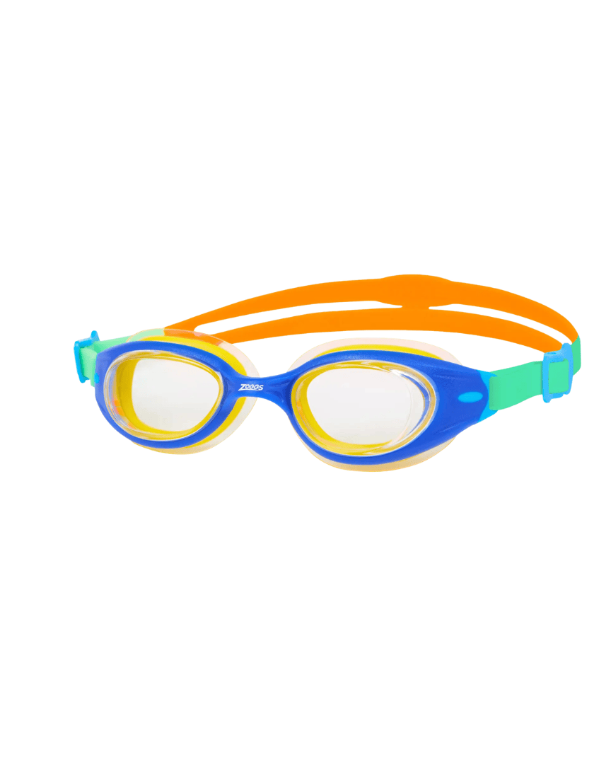 Zoggs Zoggs Little Sonic Air Junior Goggles 0-6yrs - Blue/Yellow Clear Lens 461418 Zoggs Sonic Air Junior Goggles 6-14yrs Splash Swimwear Goggles 194151179057