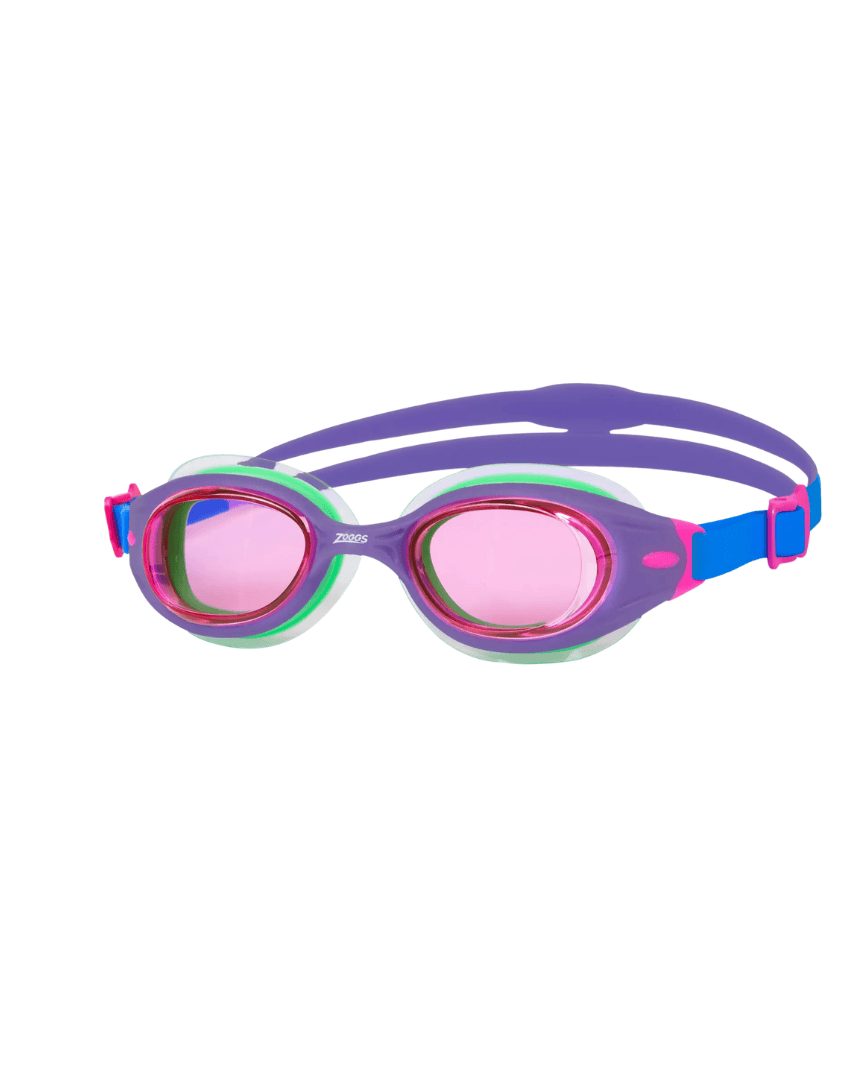 Zoggs Zoggs Little Sonic Air Junior Goggles 0-6yrs - Pink/Blue Pink Lens 461418 Zoggs Sonic Air Junior Goggles 6-14yrs Splash Swimwear Goggles 194151178852