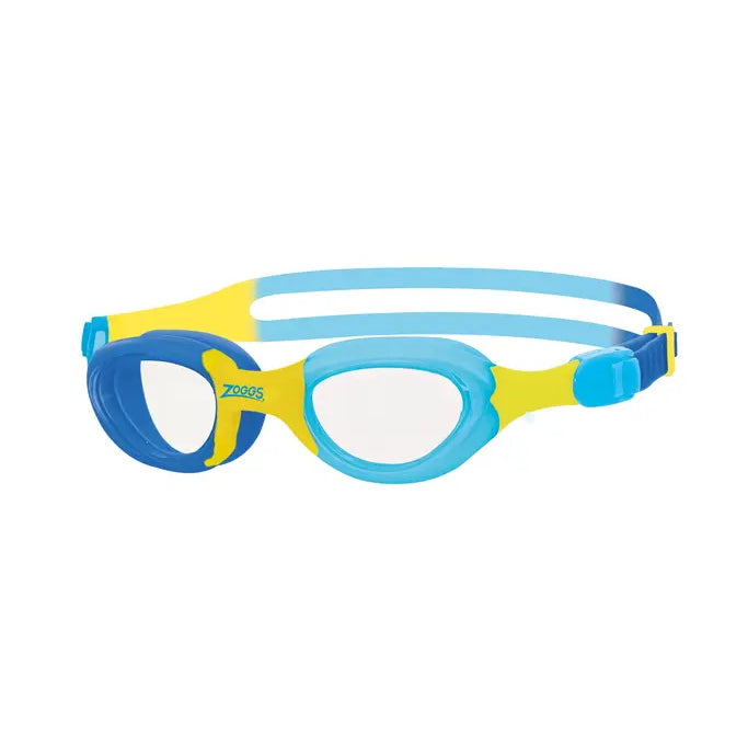 Zoggs Zoggs Little Super Seal Junior Goggles 0-6yrs 461419 Zoggs Little Super Seal Junior Goggles 0-6yrs Splash Swimwear Goggles Blue/Yellow Clear Lens 194151060218