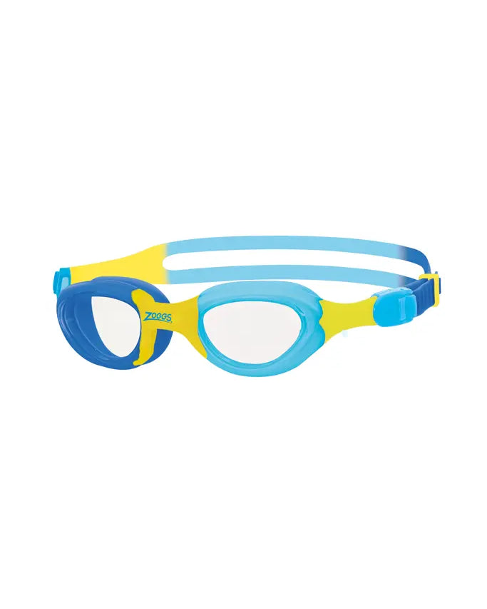 Zoggs Zoggs Little Super Seal Junior Goggles 0-6yrs 461419 Zoggs Little Super Seal Junior Goggles 0-6yrs Splash Swimwear Goggles Blue/Yellow Clear Lens 194151060218