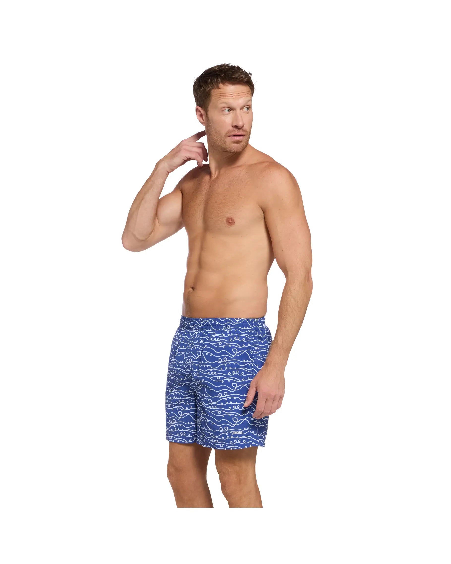 Zoggs Zoggs Mens 16 inch Water Shorts - Kahuna 462785-KAHU-S Zoggs Mens 16 inch Water Shorts - Kahuna Splash Swimwear Shorts Kahuna Royal / S 194151231281