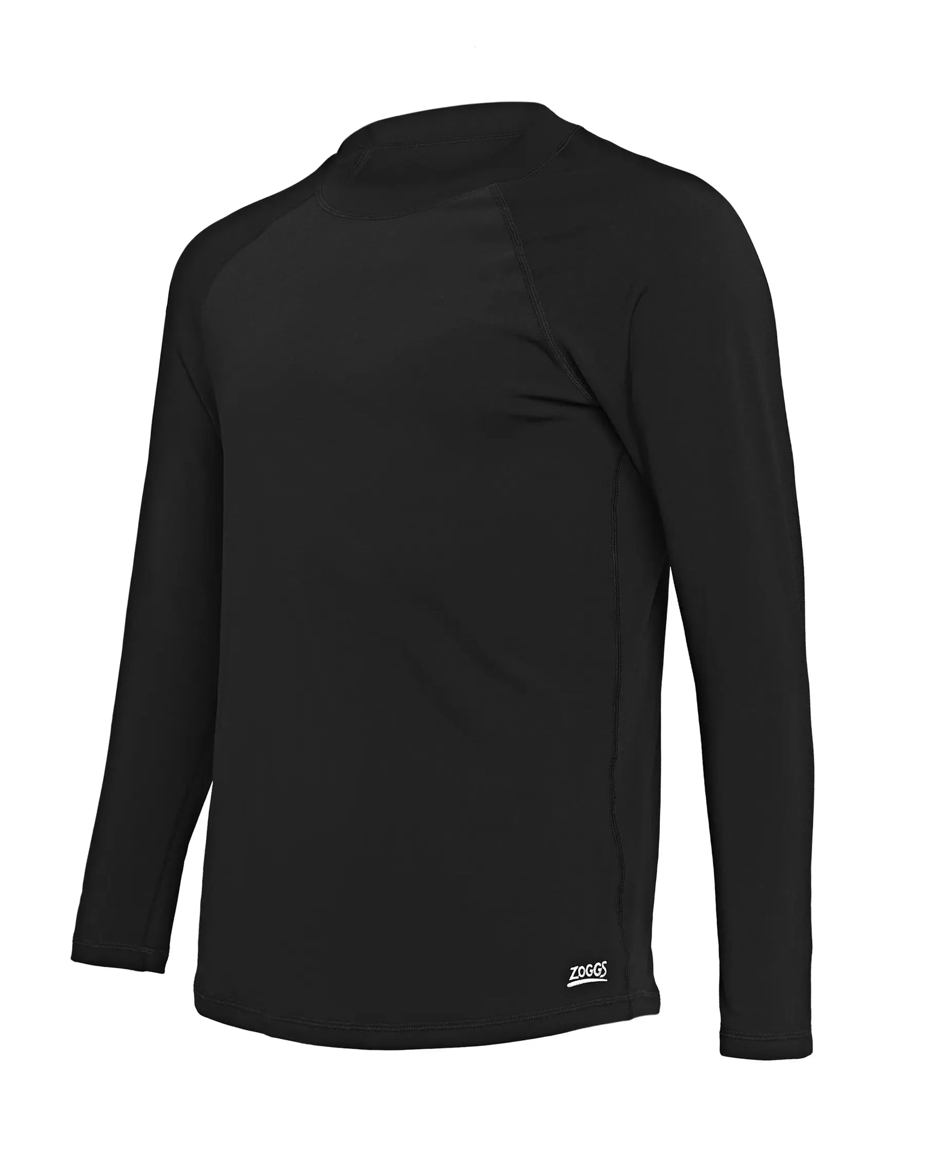 Zoggs Zoggs Mens Jackson Long Sleeve Sun Top - Black Zoggs Mens Jackson Long Sleeve Sun Top - Black Splash Swimwear Rashies & Sunsuits