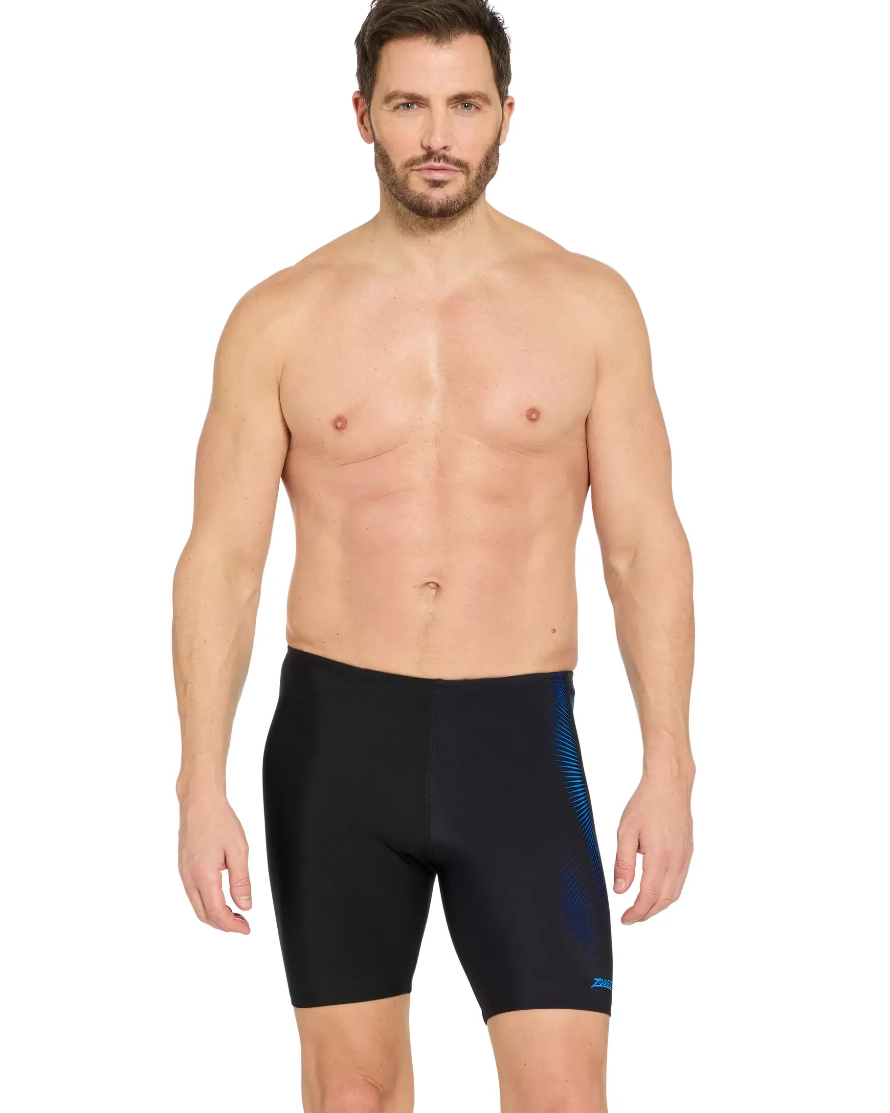 Zoggs Zoggs Mens Mid Jammer Ecolast+ Zoggs Mens Mid Jammer Ecolast+ Splash Swimwear Mens Swimwear