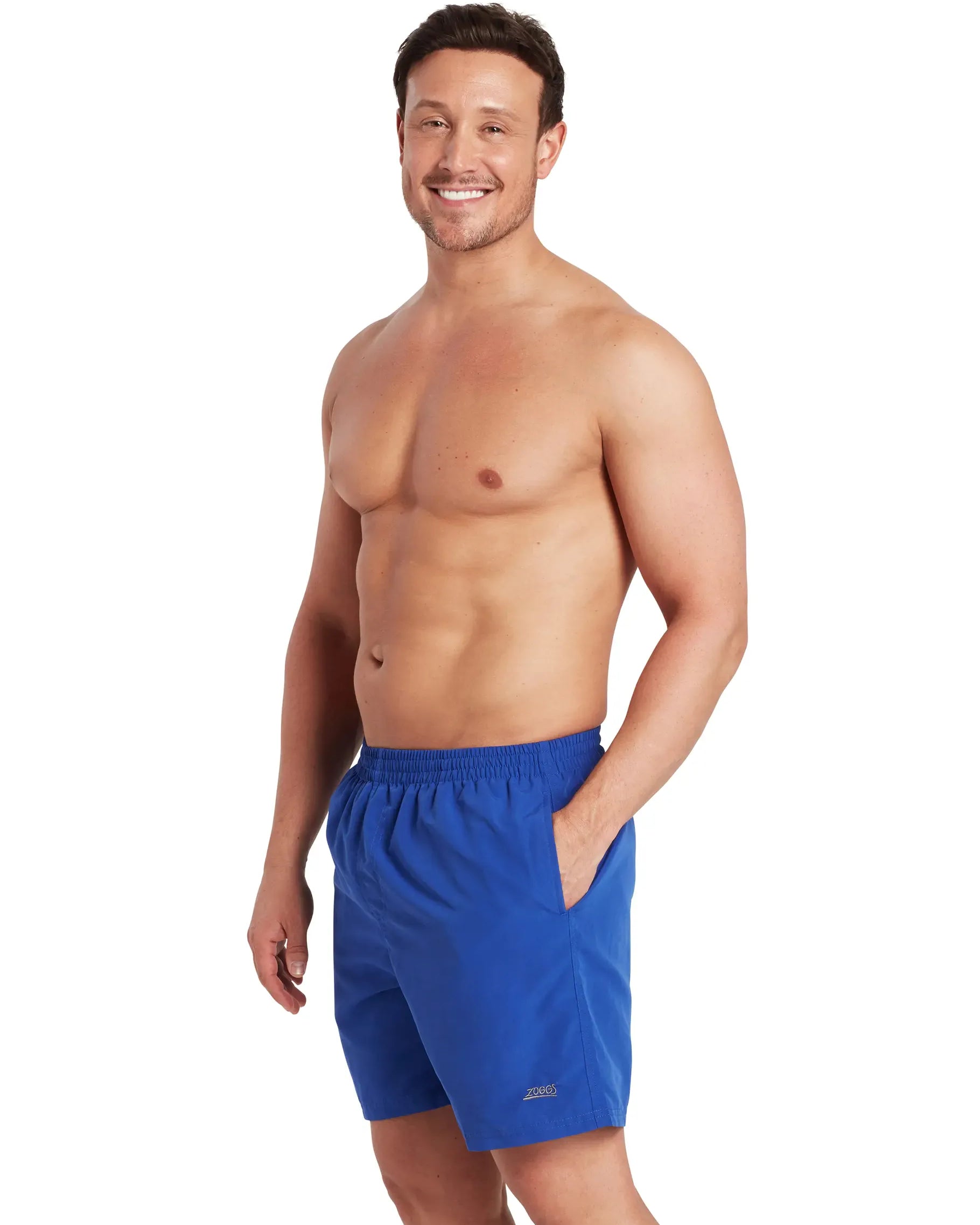 Zoggs Zoggs Mens Penrith 17 inch Shorts 462924-ROYA-S Zoggs Mens Penrith 17 inch Shorts Splash Swimwear Shorts Royal / S 194151075335