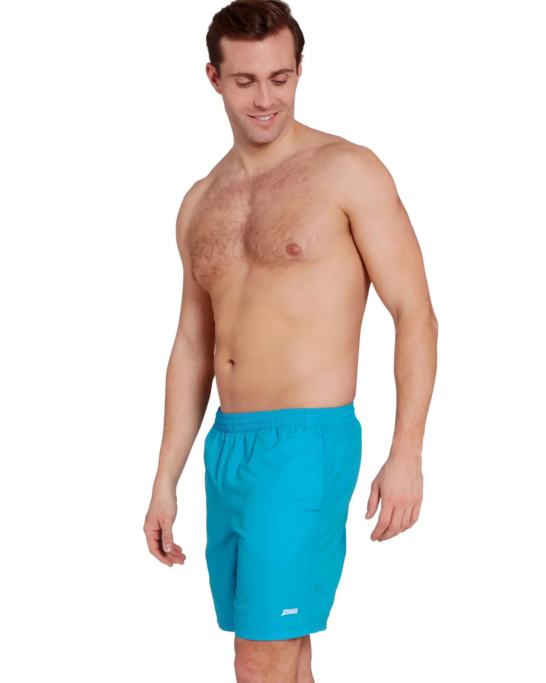 Zoggs Zoggs Mens Penrith 17 inch Shorts 462924-TURQ-S Zoggs Mens Penrith 17 inch Shorts Splash Swimwear Shorts Turquoise / S 194151165319