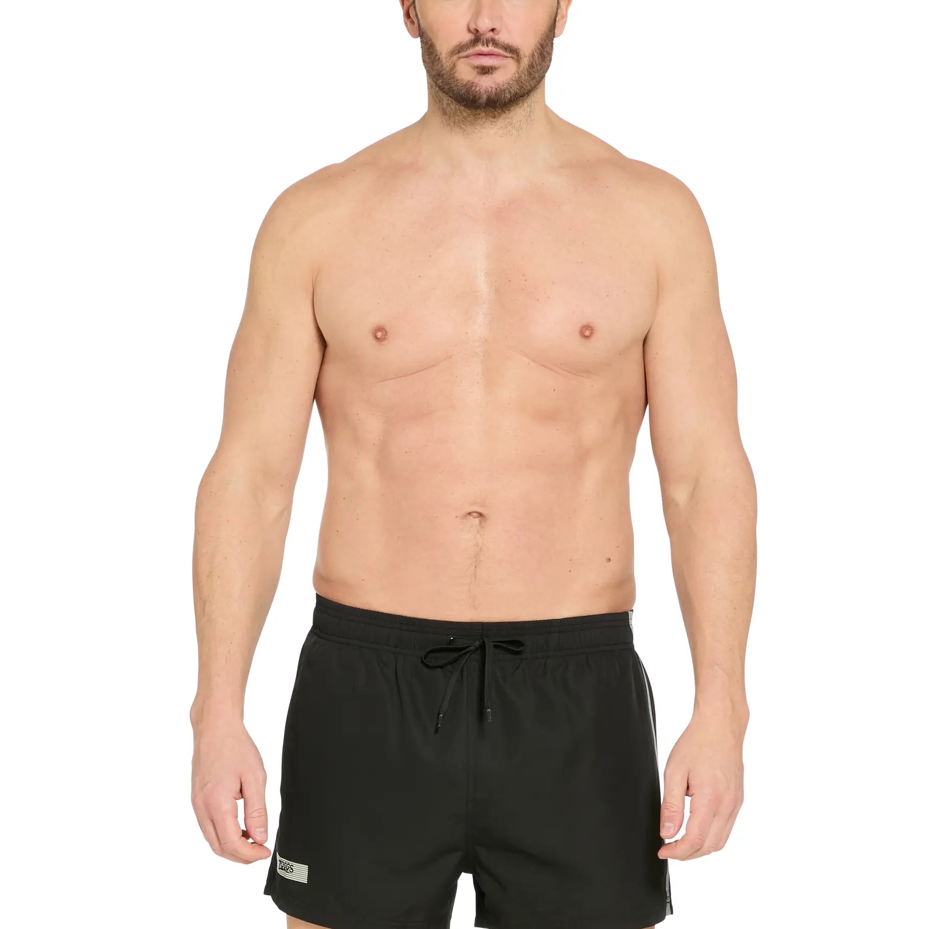 Zoggs Zoggs Mens Sunbay Shorts 462939-BLAC-S Zoggs Mens Sunbay Shorts Splash Swimwear Shorts Black / S 194151209877