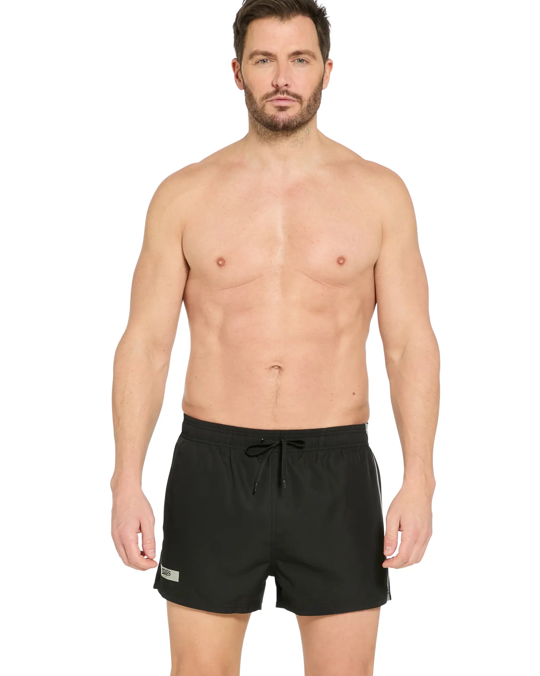Zoggs Zoggs Mens Sunbay Shorts 462939-BLAC-S Zoggs Mens Sunbay Shorts Splash Swimwear Shorts Black / S 194151209877