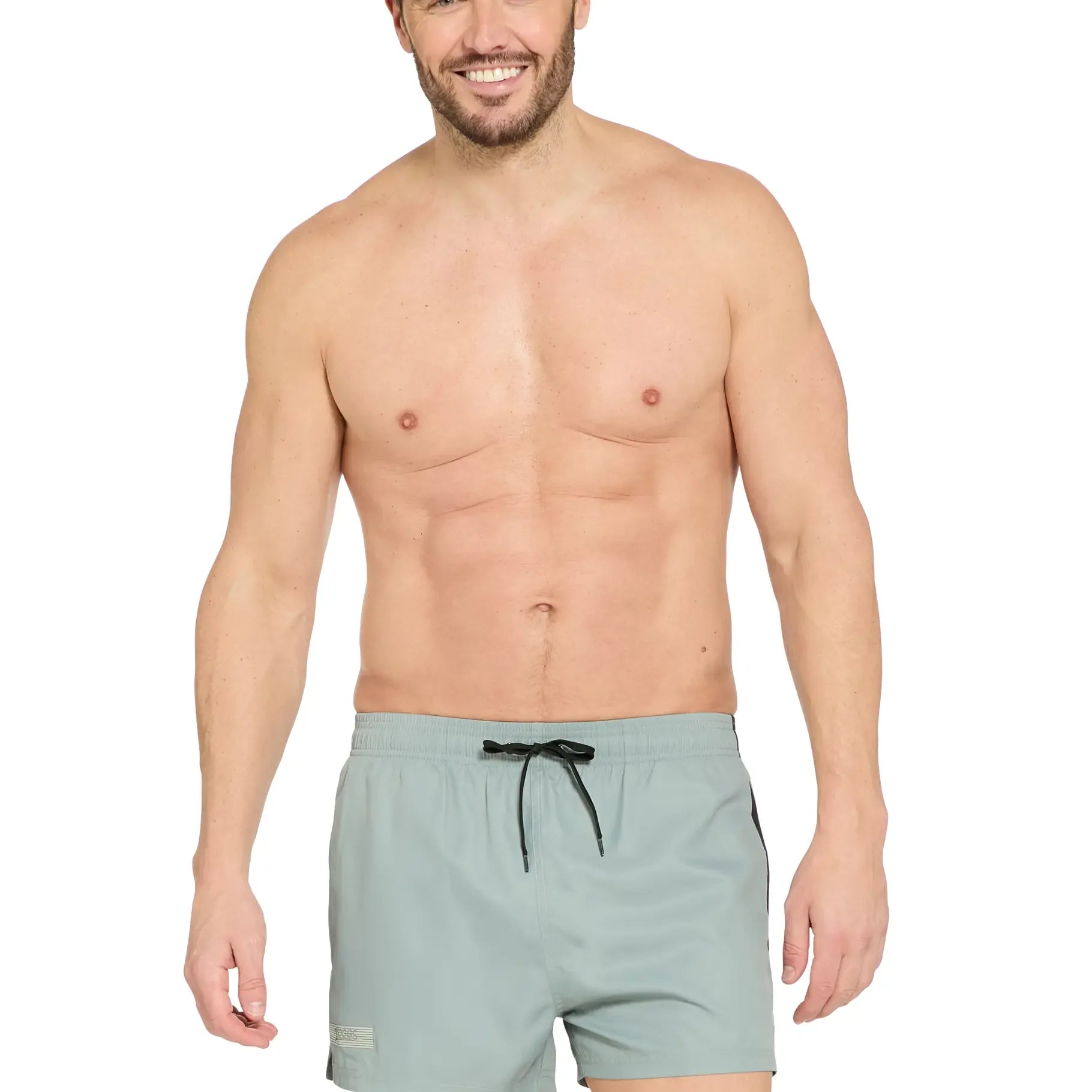 Zoggs Zoggs Mens Sunbay Shorts 462939-GREY-S Zoggs Mens Sunbay Shorts Splash Swimwear Shorts Grey / S 194151209921
