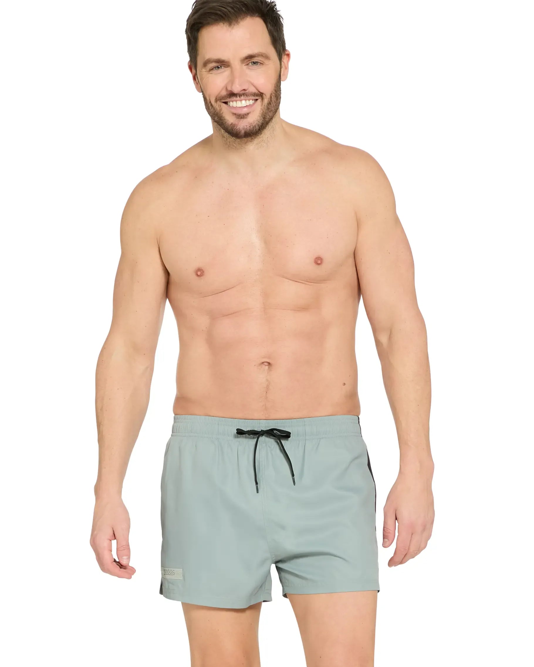 Zoggs Zoggs Mens Sunbay Shorts 462939-GREY-S Zoggs Mens Sunbay Shorts Splash Swimwear Shorts Grey / S 194151209921