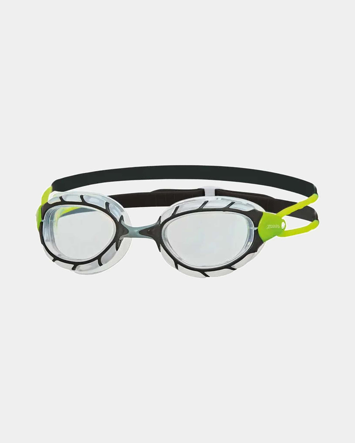 Zoggs Zoggs Predator Goggles - Black/Green Clear Lens 461037 Zoggs Predator Goggles - Black/Green Clear Lens Splash Swimwear Goggles 749266348630