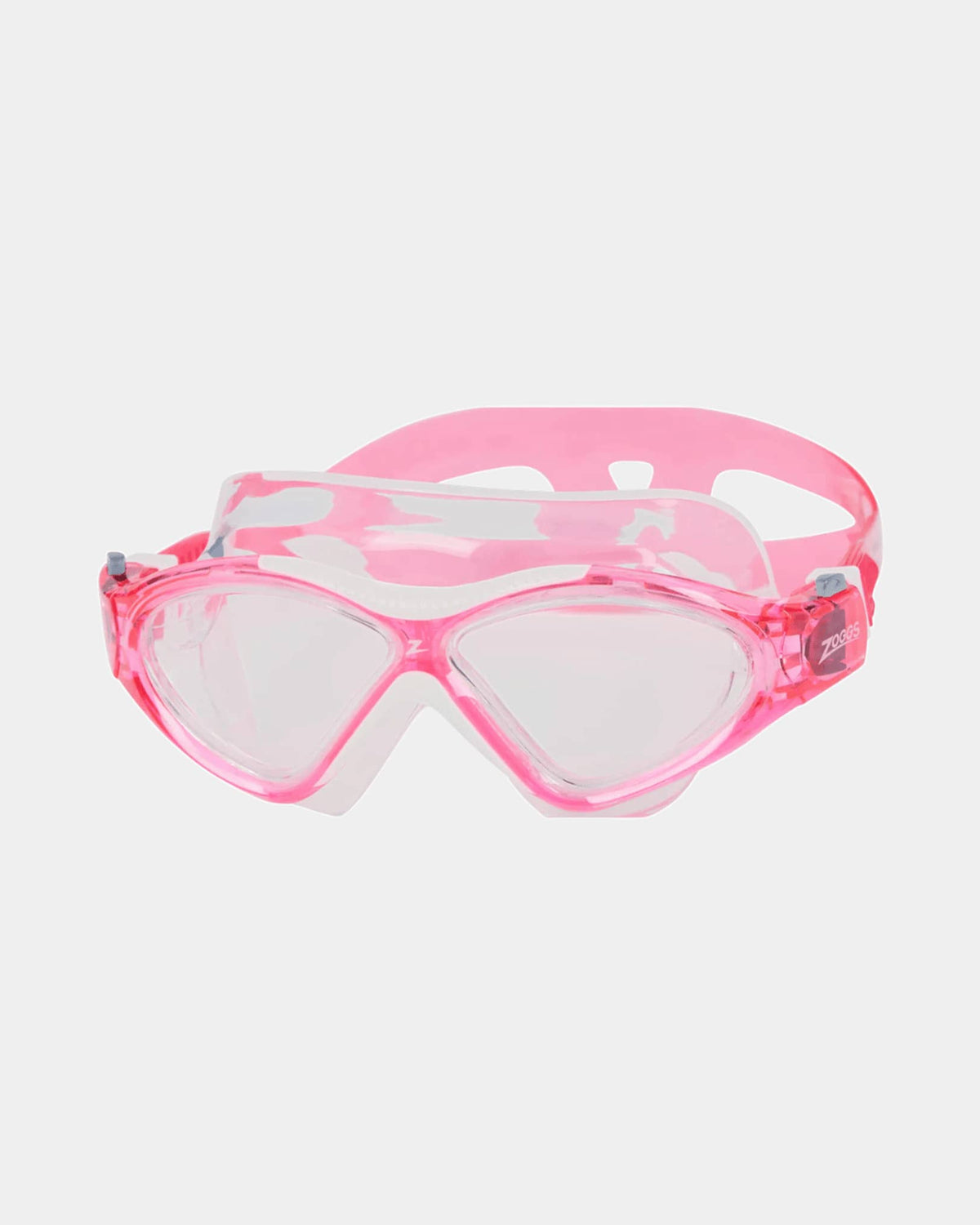 Zoggs Zoggs Super Seal Junior Mask - 6-14yrs - Pink/White Clear Lens 461346 Zoggs Super Seal Junior Mask - 6-14yrs - Pink/White Clear Lens Splash Swimwear Goggles 194151221824