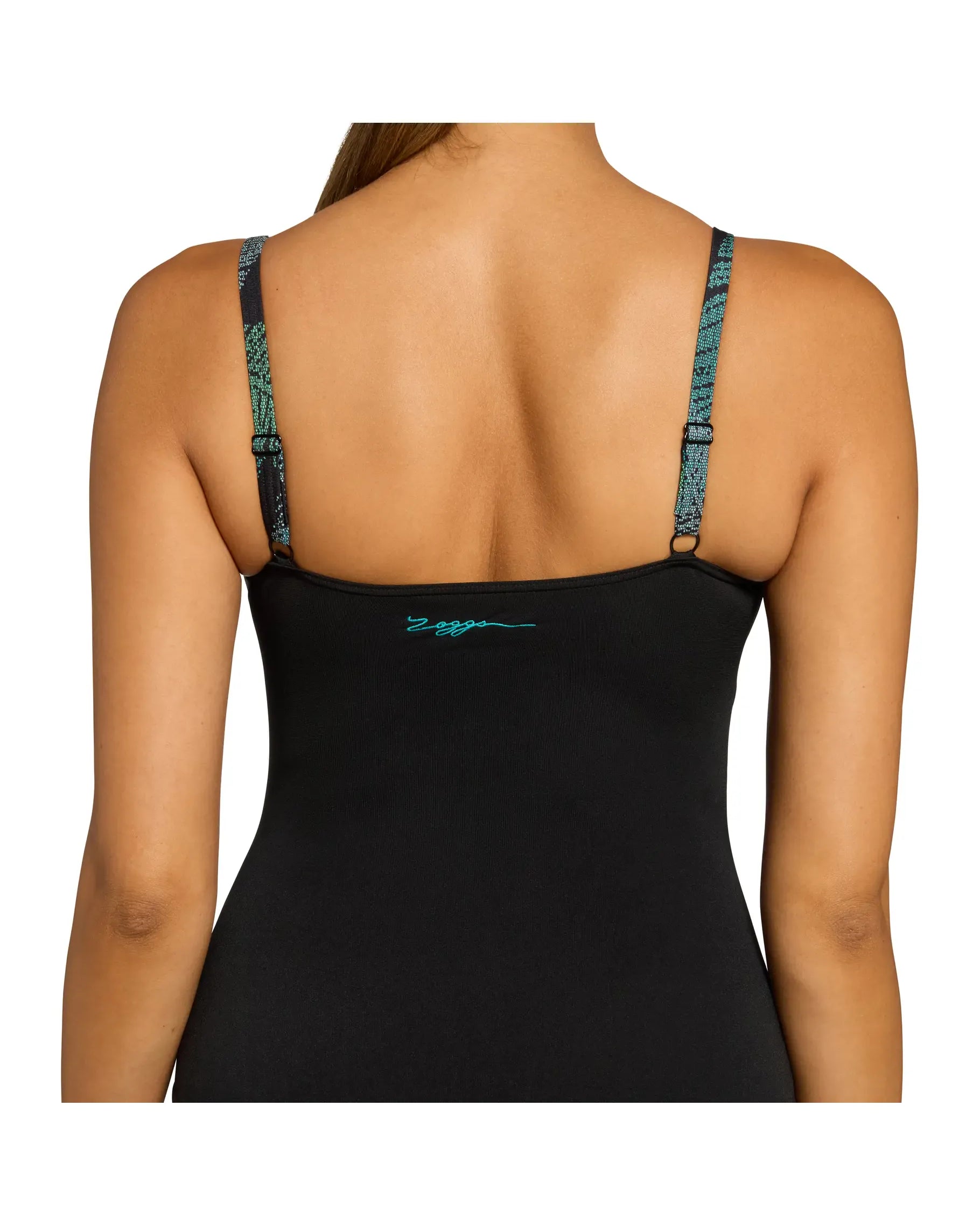 Zoggs Zoggs Womens Mystery Classicback One Piece - Evergreen Zoggs Womens Mystery Classicback One Piece - Evergreen Splash Swimwear One Pieces