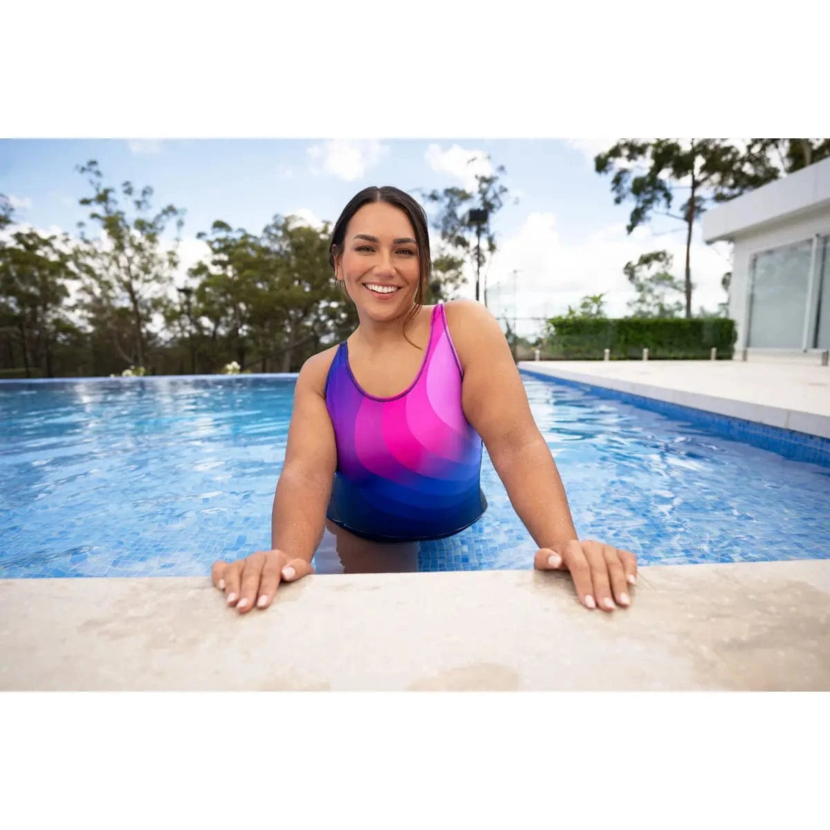 Zoggs Zoggs Zephyr Scoopback Swimsuit Zoggs Zephyr Scoopback Swimsuit Splash Swimwear