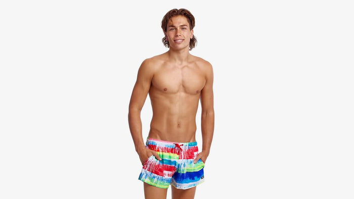 Mens Shorty Shorts - Dye Hard - Funky Trunks - Splash Swimwear  - funky trunks, mens, mens boardies, mens swimwear, Oct22 - Splash Swimwear 
