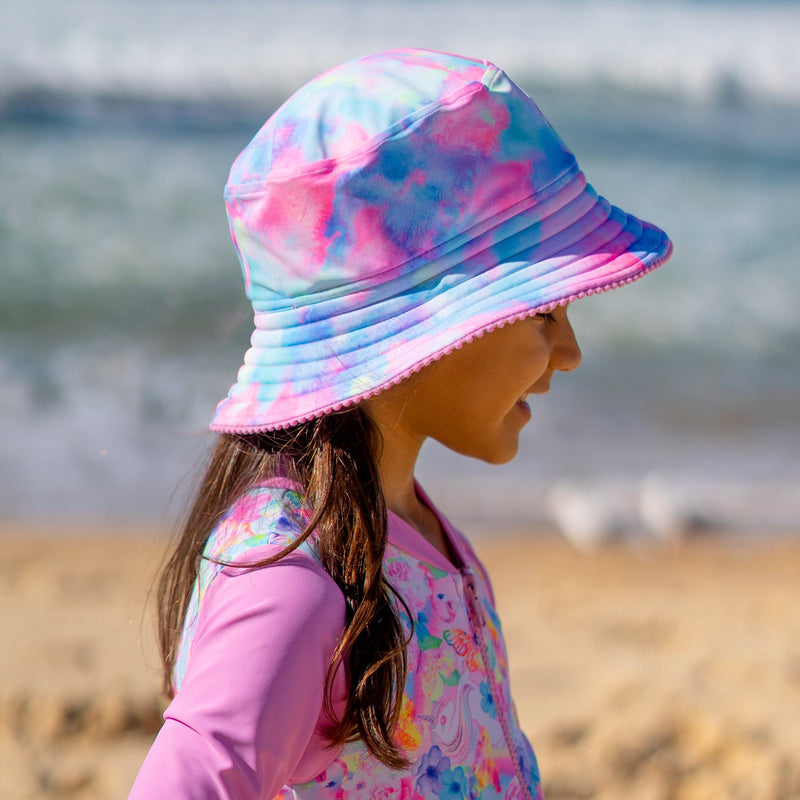 Girls Miss Dreamer Sunhat - Salty Ink - Splash Swimwear  - June22, kids, Kids Hats, new accessories, new arrivals, new kids, new swim, salty ink - Splash Swimwear 