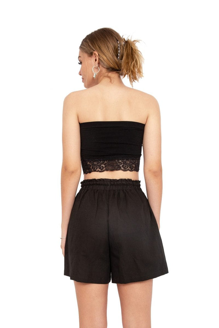 Betty Shorts - Black - OM Designs - Splash Swimwear  - June22, new arrivals, new clothing, om, shorts - Splash Swimwear 