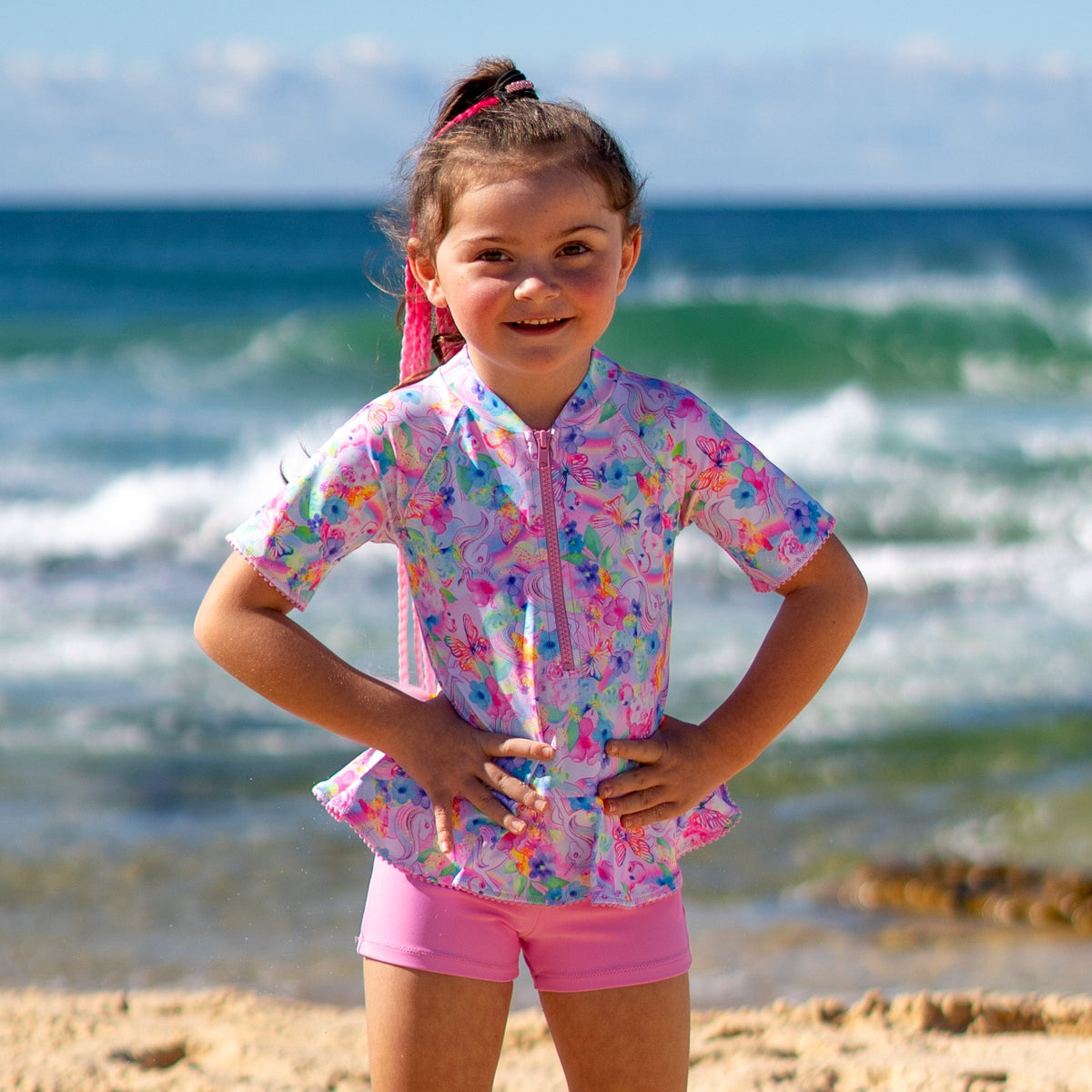 Girls Miss Dreamer Playsuit - Salty Ink - Splash Swimwear  - girls 00-7, June22, new arrivals, new kids, new swim, salty ink - Splash Swimwear 