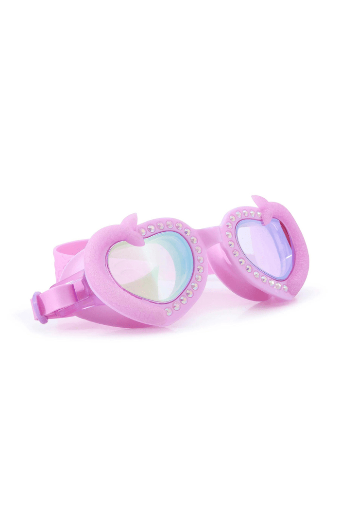 Pearl Posh Pink Heart Goggles - Bling2o - Splash Swimwear  - bling2o, googles, kids goggles, Kids Swimwear, new accessories, new arrivals, Oct22 - Splash Swimwear 
