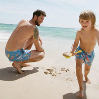 Great Barrier Reef Jnr Shorts - Skwosh - Splash Swimwear  - boys 0-7, boys 8-14, Kids, Mens Skwosh, new arrivals, new boys, new kids, new swim, Nov22, skwosh - Splash Swimwear 