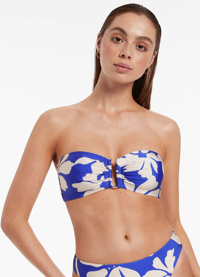 Emporio Bandeau Bikini Top - Sapphire - Jets - Splash Swimwear  - April23, Bikini Tops, Jets - Splash Swimwear 