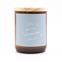 Happy Days Candle - How Rare* - The Commonfolk - Splash Swimwear  - candles, gifting, health & beauty, new arrivals, Nov22, the commonfolk - Splash Swimwear 