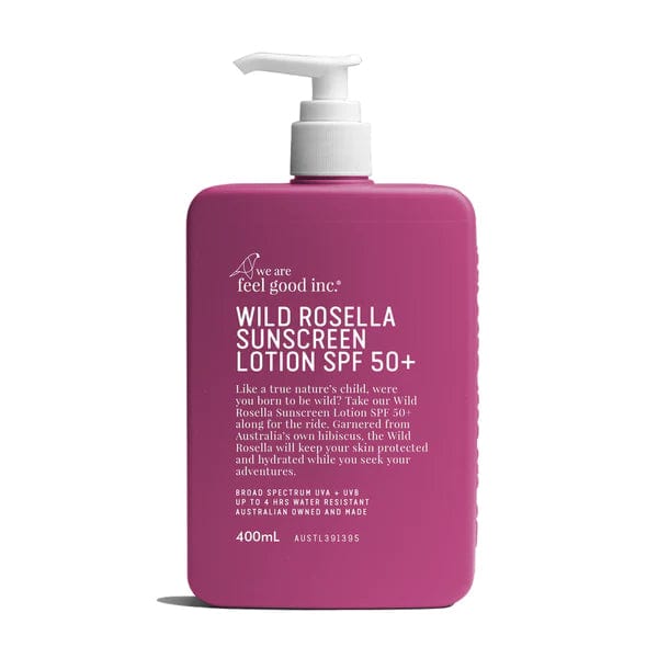 Wild Rose Sunscreen Lotion SPF50+ 400ml - We Are Feel Good Inc. - Splash Swimwear  - health & beauty, new arrivals, Oct22, WAFG - Splash Swimwear 