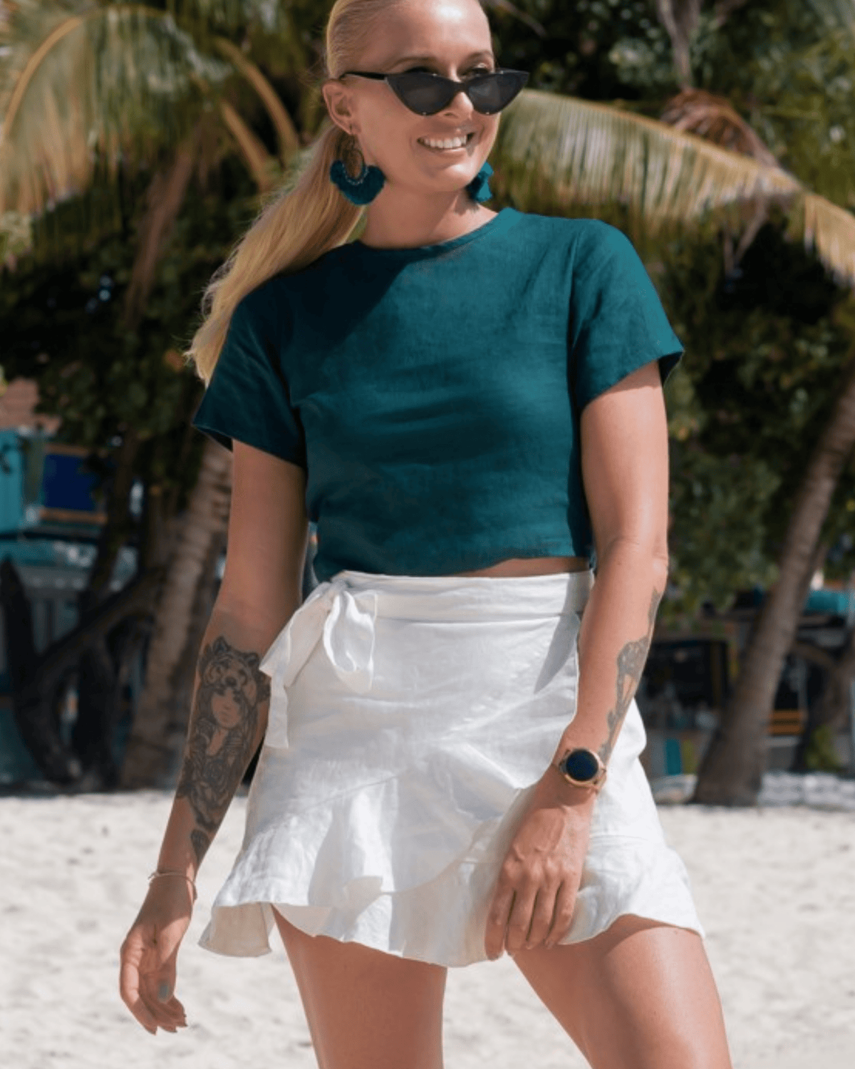 Bali Boatshed Bali Boatshed Ruffle Wrap Skirt Splash Swimwear Skirts