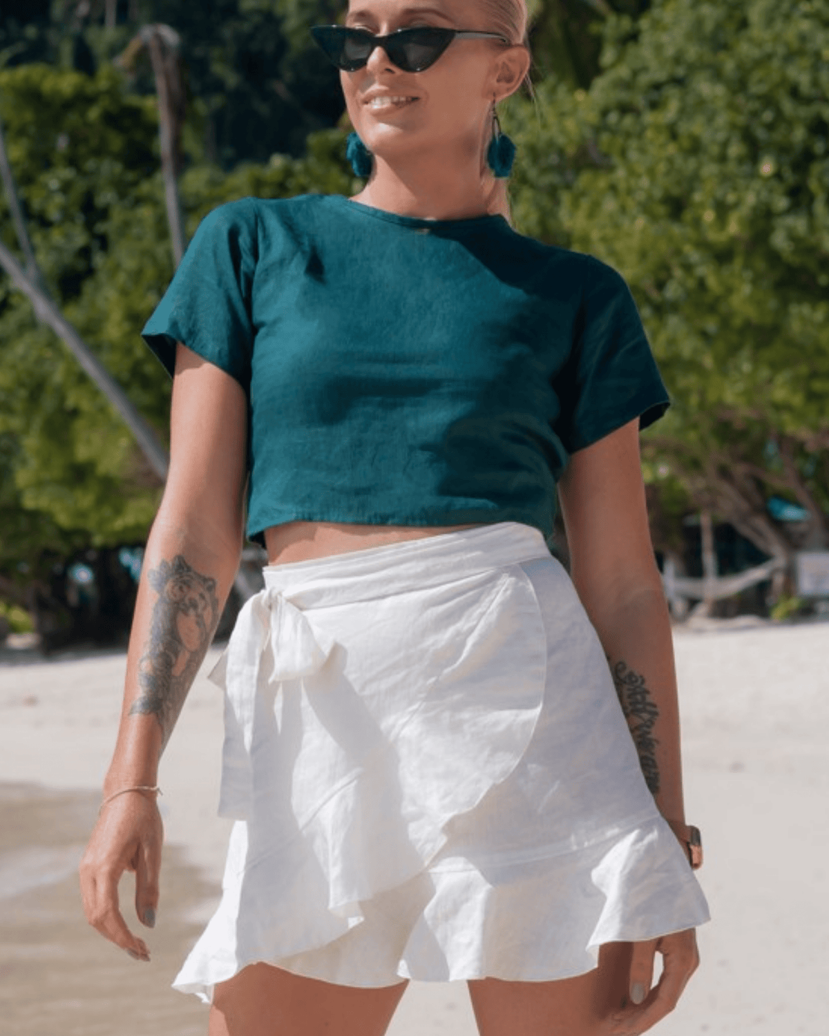 Bali Boatshed Skirts Bali Boatshed Ruffle Wrap Skirt