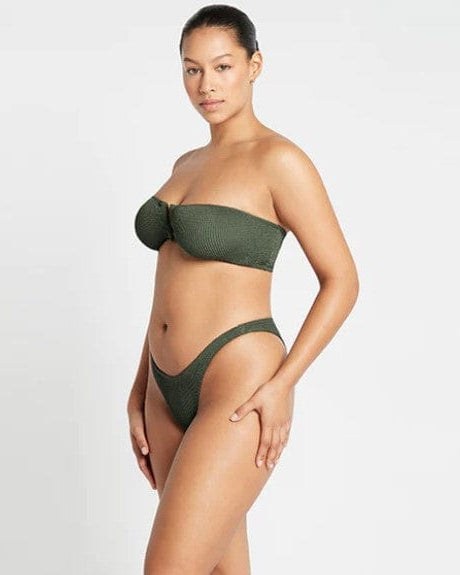 Bond Eye Blake Bandeau - Khaki BOUND305E Splash Swimwear Bikini Tops O/S 9347760456496