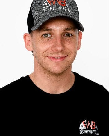 Fish With Bite 'FWB Logo' Cap with Mesh Back | Dark Grey Melange FWBCM-101 Splash Swimwear Mens Accessories Mesh Back/ Dark Grey Melange / O/S 1000015200