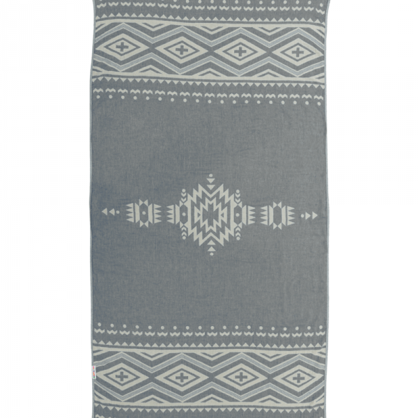 Hammamas Aztec Turkish Towel Splash Swimwear Beach Towels Ash 1000008701