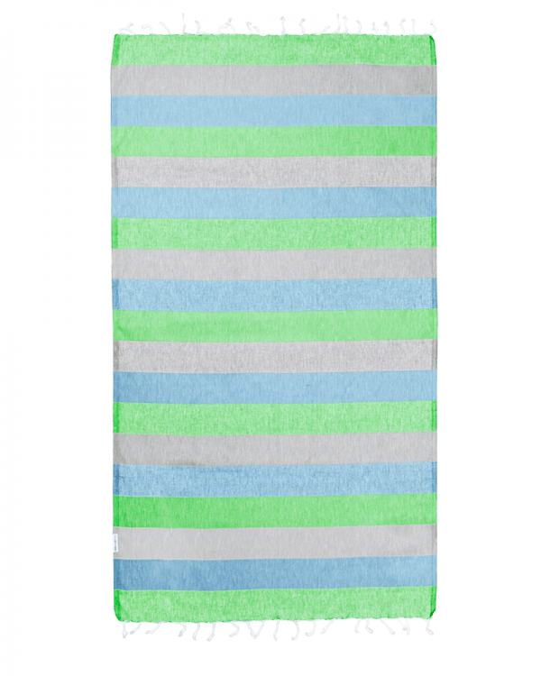 Hammamas Bold Turkish Towel Splash Swimwear Beach Towels Guppy/Dove/Sky 1000008708