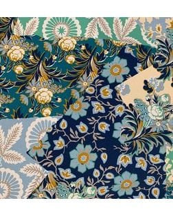 Monte & Lou One Pieces Boheme Square Neck Maillot - Waterfall