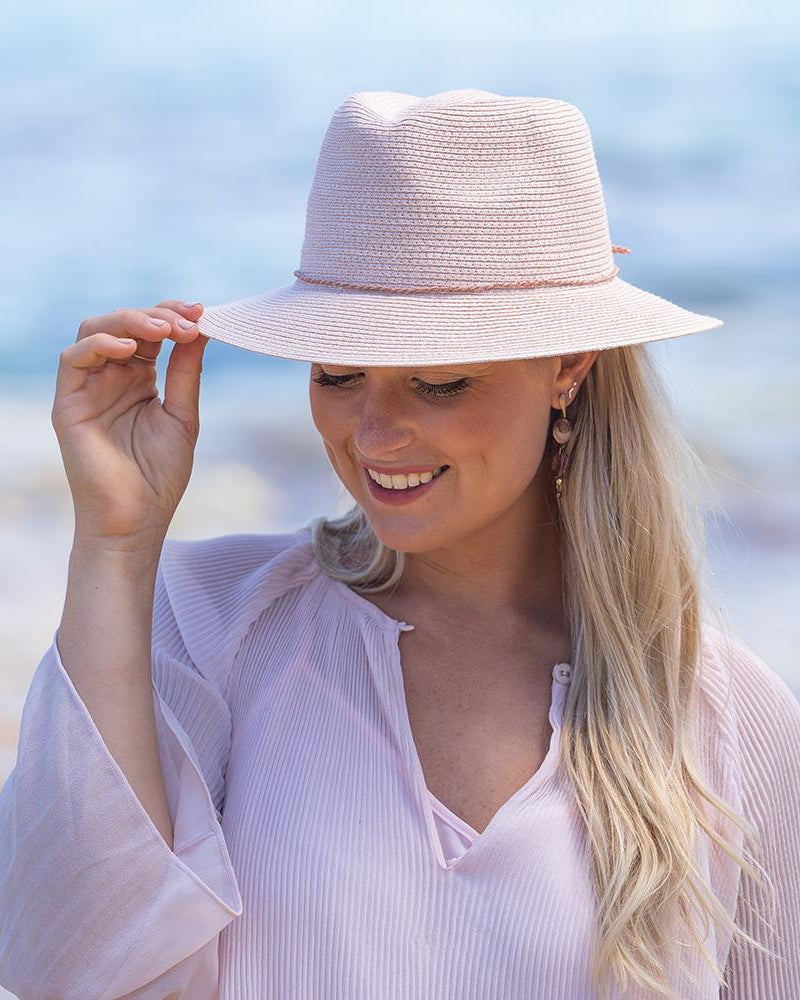 Rigon Headwear Avoca Flexibraid Hat BD435 Splash Swimwear Hats Old Rose / S/M (56cm) 1000017164