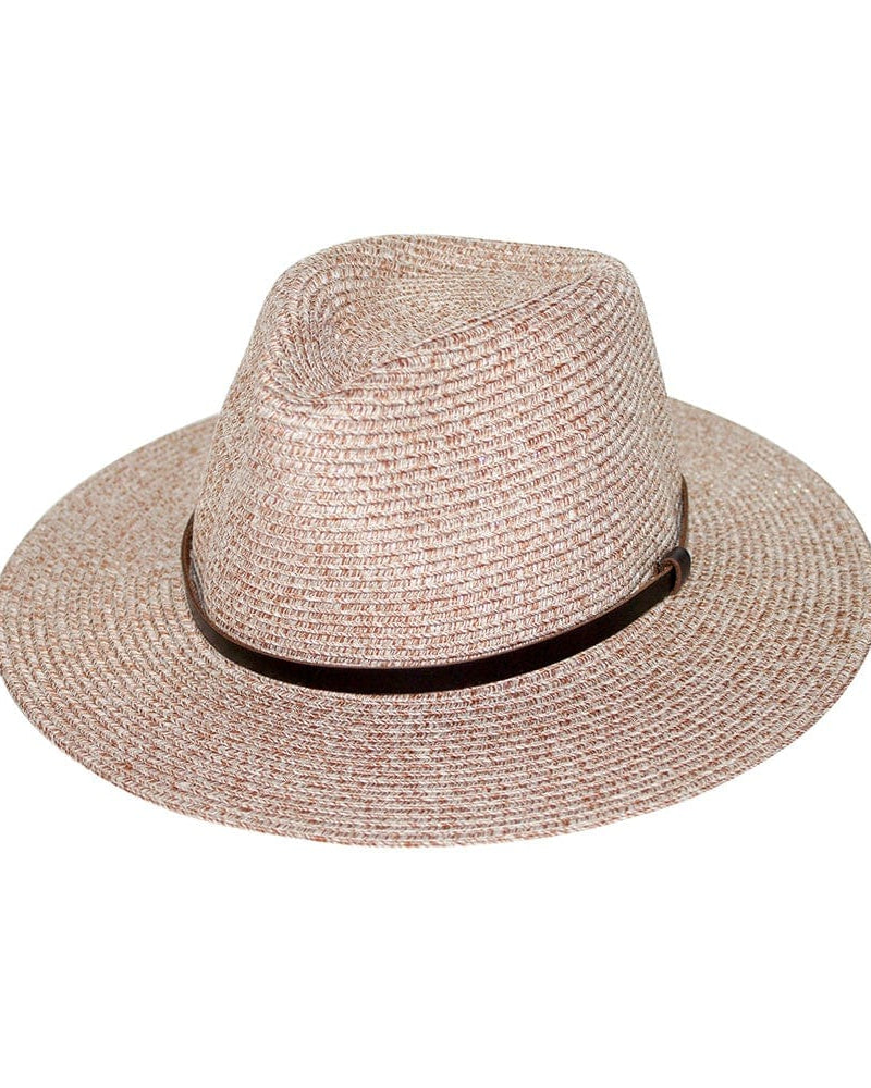 Rigon Headwear Cancer Council Cafe Darby Fedora RM615 Splash Swimwear Hats Wheat / S/M (56cm) 9328897029456