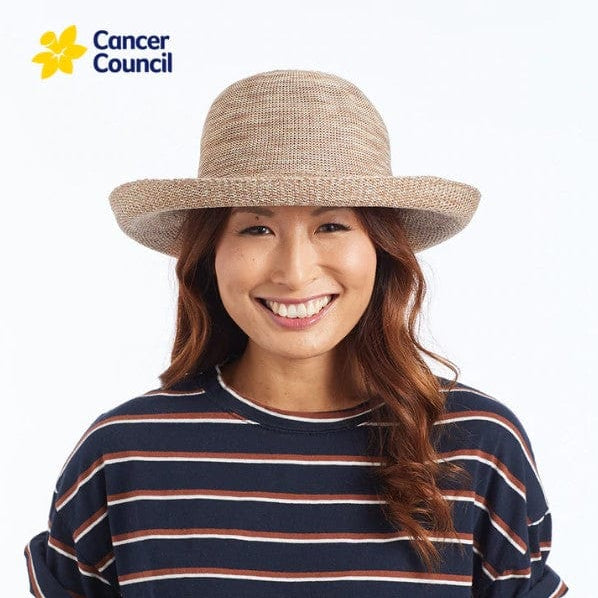 Rigon Headwear Cancer Council Classic Breton R35L Splash Swimwear Hats Mixed Camel 9328897084967