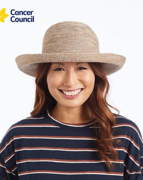Rigon Headwear Cancer Council Classic Breton R35L Splash Swimwear Hats Mixed Camel 9328897084967