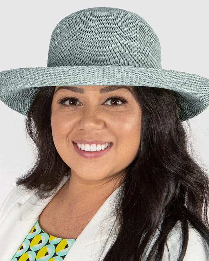 Rigon Headwear Cancer Council Classic Breton R35L Splash Swimwear Hats Mixed Seafoam 9328897005016