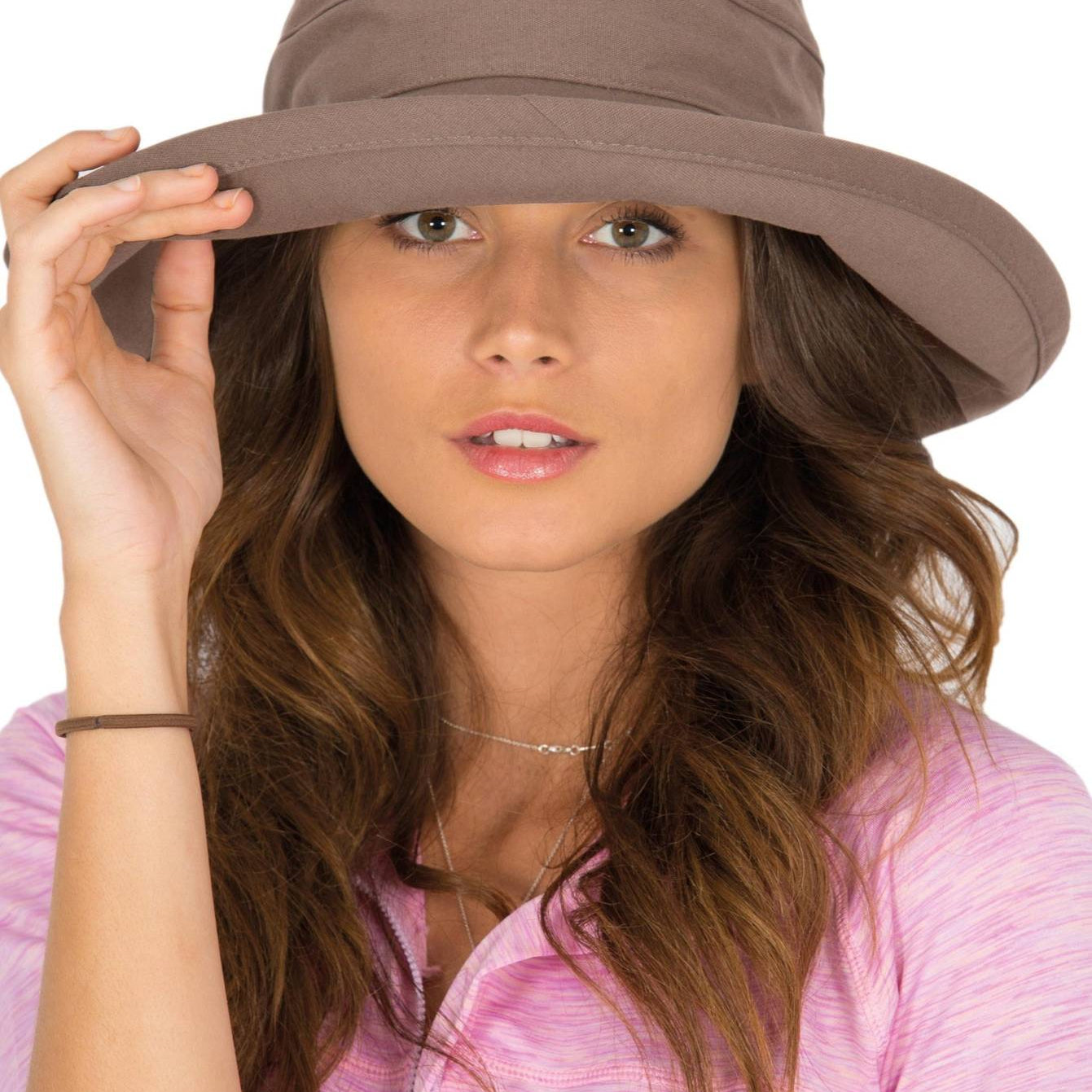 Rigon Headwear Cancer Council Essential Traveller Cotton Hat R52 Splash Swimwear Hats M/L / Mocha 9328897010065