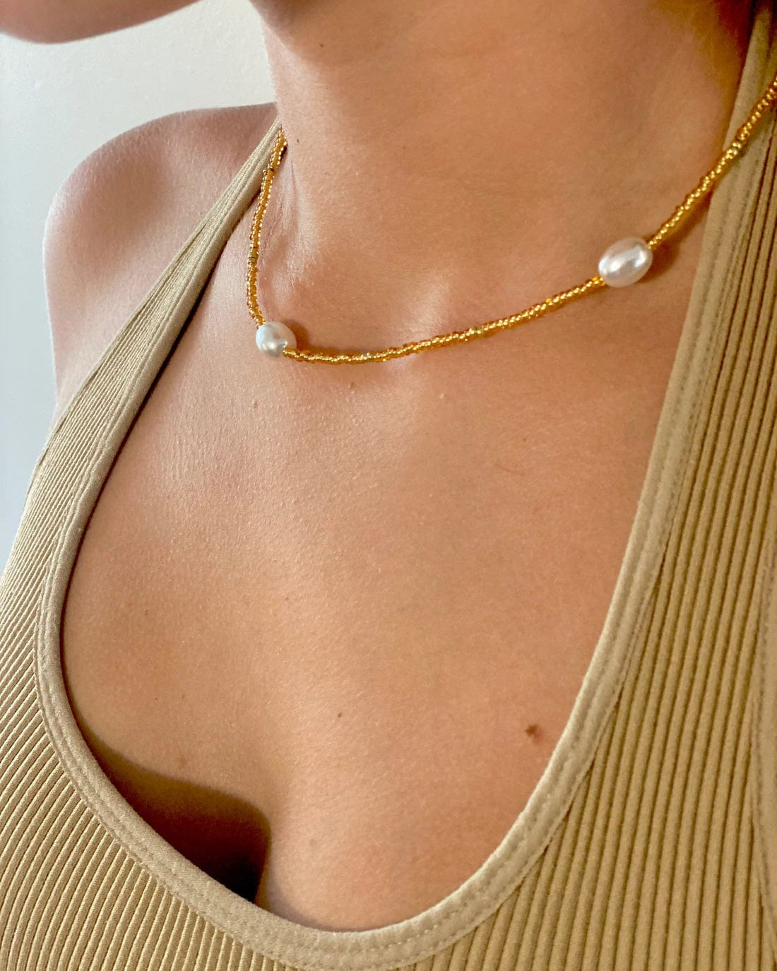 Salty Safari Anni Choker NK.006B Splash Swimwear Jewellery Metalic Gold 1000012466