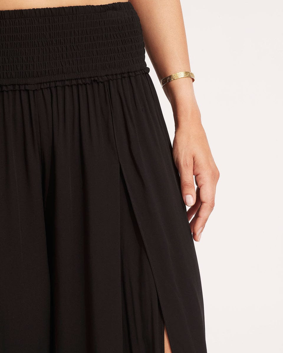 Seafolly Beach Basics Shirred Waist Wrap Pant Splash Swimwear Pants