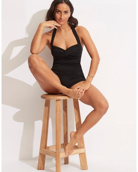 Seafolly Boyleg One Piece Splash Swimwear One Pieces