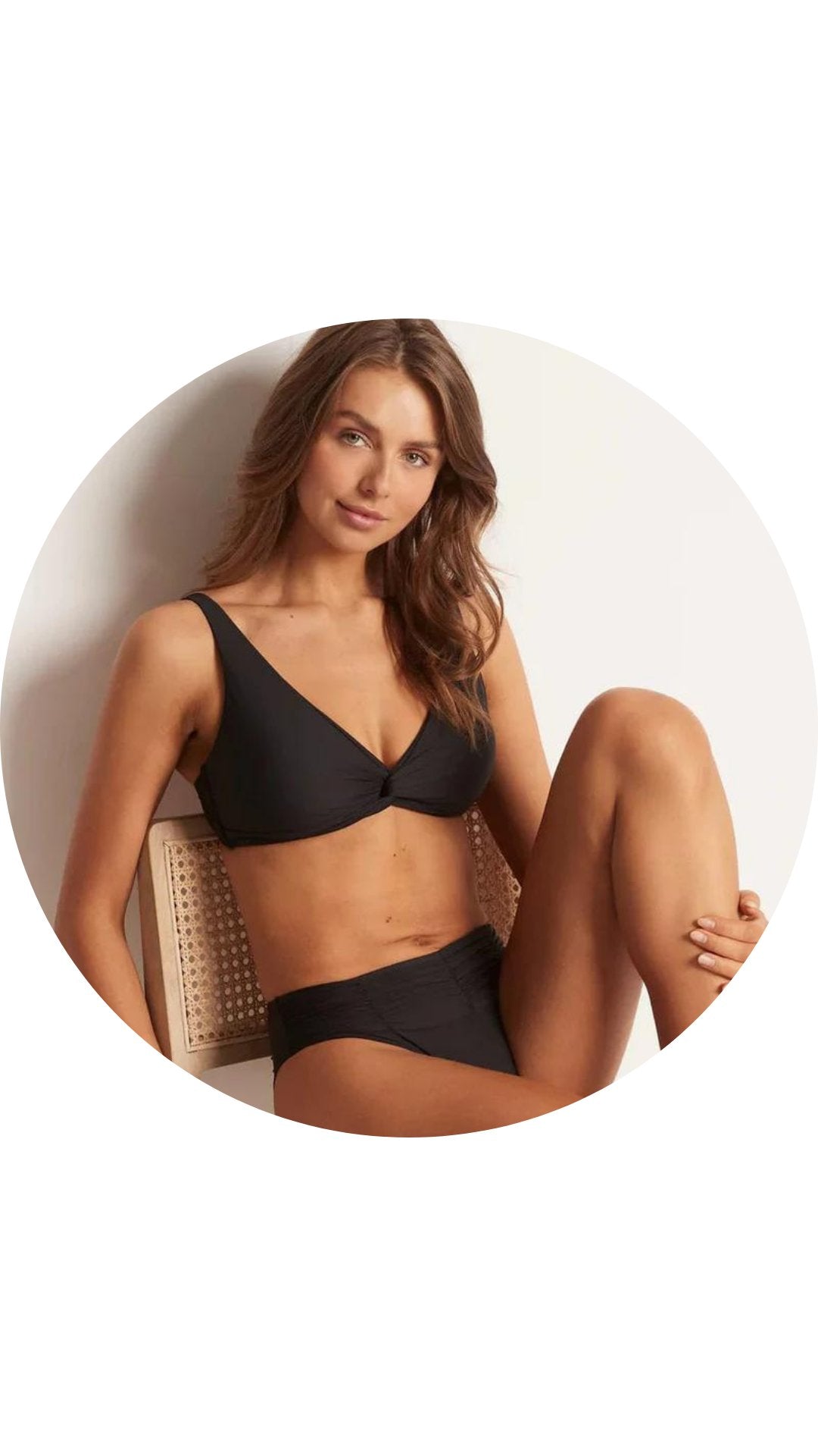 Twist Front Bra