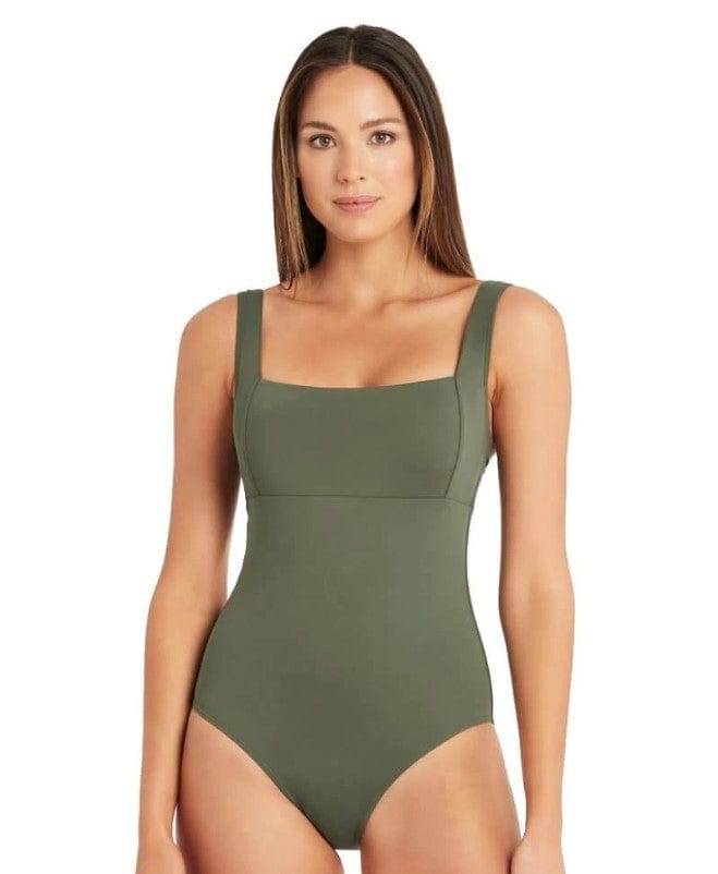 Sea Level Square Neck One Pieces