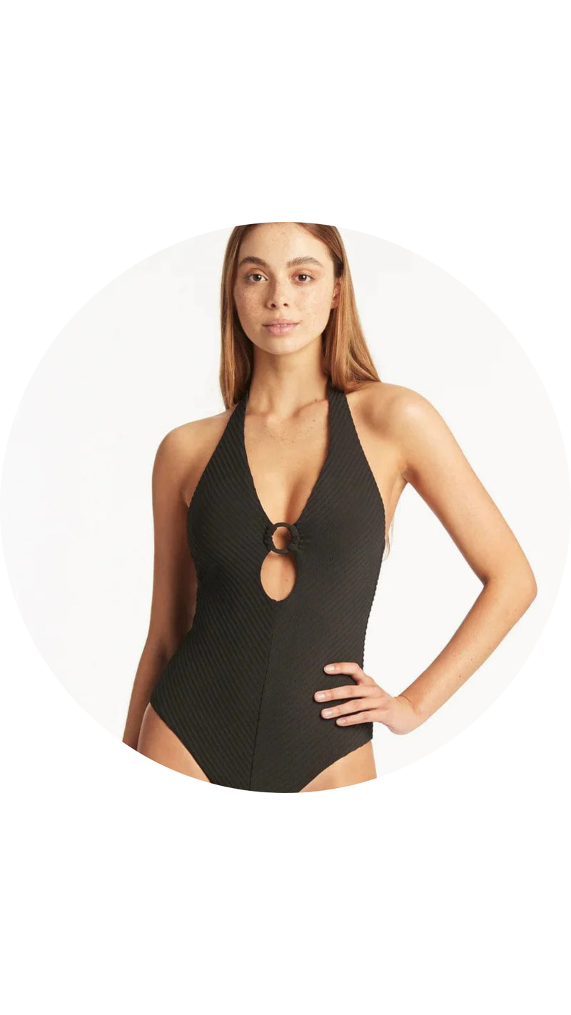 Halter Neck One Piece