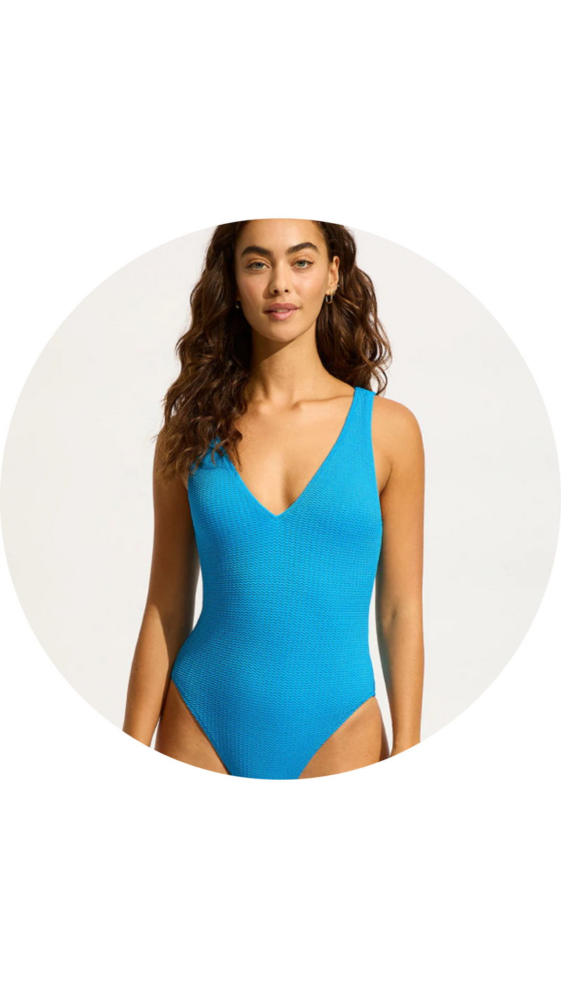 V Neck One Piece