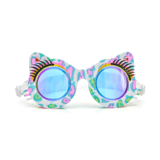 Savvy Cat - Gem Spots - Bling2o - Splash Swimwear  - bling2o, Dec23, goggles, goggles kids, kids goggles, kids swim accessories, new arrivals, swim accessories - Splash Swimwear 