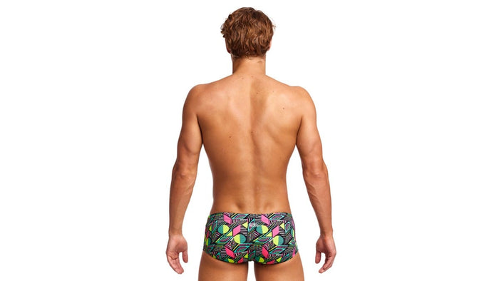 Men's Classic Trunks - Dot Matrix - Funky Trunks - Splash Swimwear  - Aug23, funky trunks, mens, mens swimwear, trunks - Splash Swimwear 